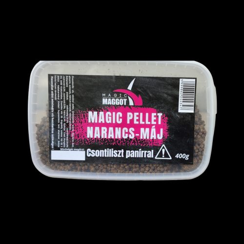Magic pellet box Narancs-máj